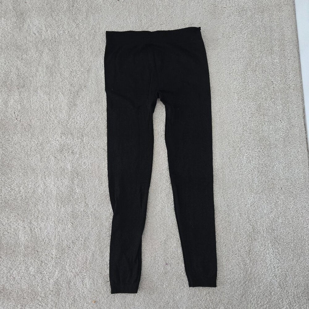 Brown and black leggings